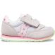 Grey / Pink / Green Kids' Saucony Baby Jazz Hook & Loop Sneakers | 4015-ECTXH