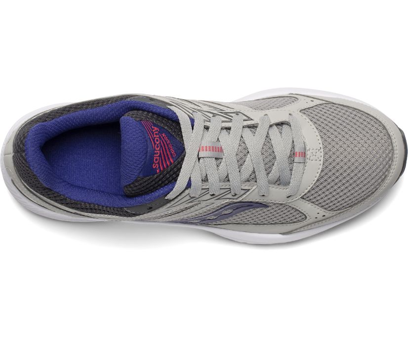 Grey / Purple Women's Saucony Cohesion 14 Running Shoes | 5071-BZHSF