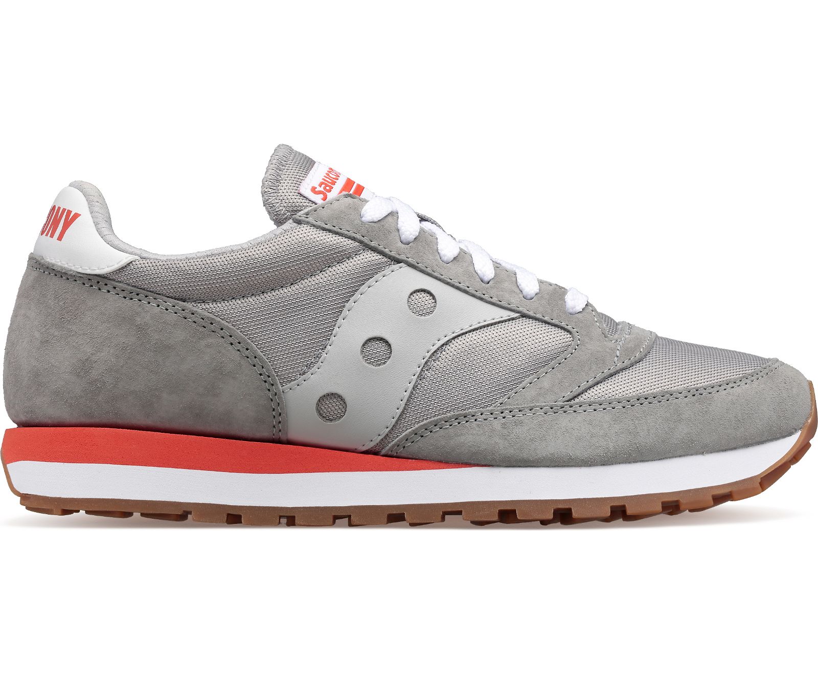 Grey / Red Women\'s Saucony Jazz 81 Originals | 5976-STEID