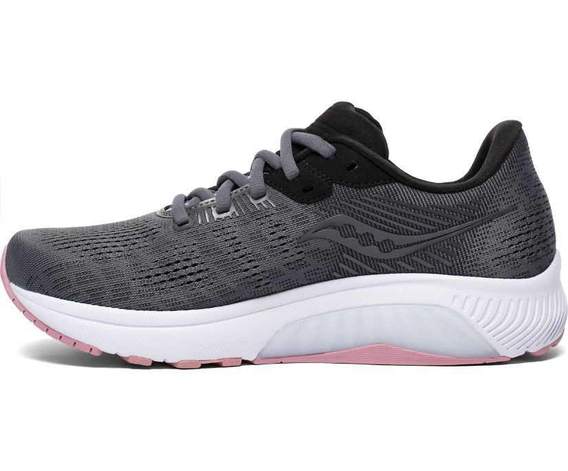 Grey / Rose Women's Saucony Guide 14 Running Shoes | 8749-PXUQD