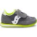 Grey / White Kids' Saucony Baby Jazz Hook & Loop Sneakers | 6543-ABNKT