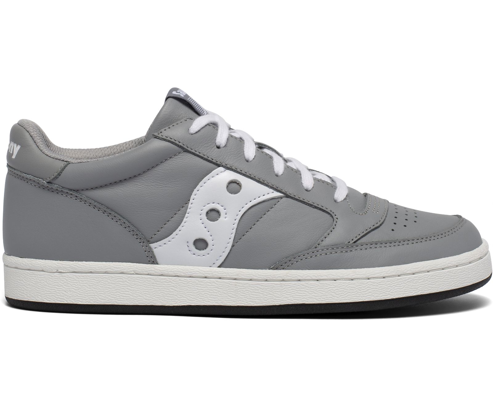 Grey / White Men\'s Saucony Jazz Court Originals | 7385-YDCJX