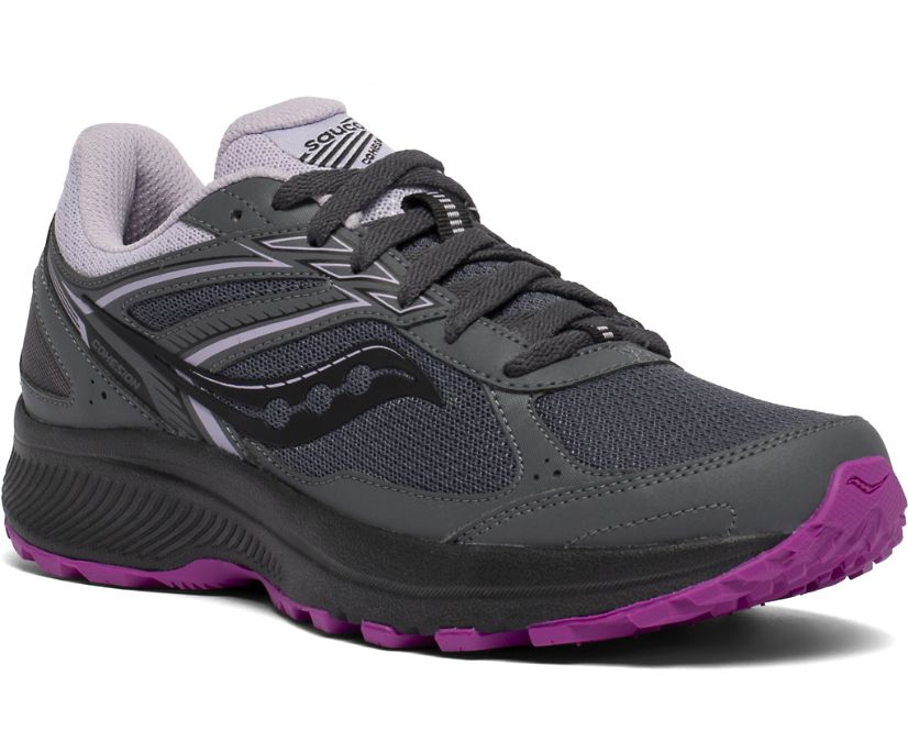 Grey Women's Saucony Cohesion Tr14 Trail Running Shoes | 0413-EPRCG