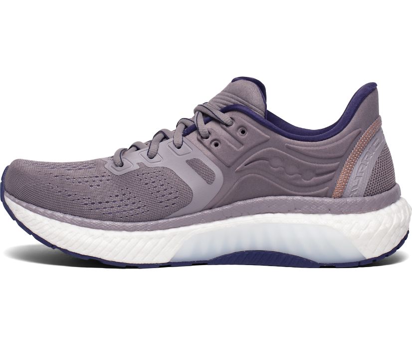 Grey Women's Saucony Hurricane 23 Running Shoes | 6207-TXYFO