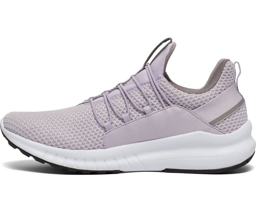 Lavender Women's Saucony Stretch & Go Glide Walking Shoes | 8716-EYBXI