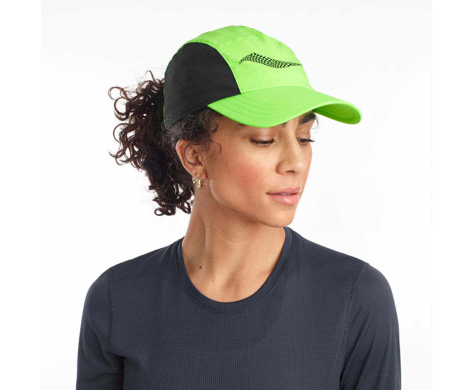 Light Green Men\'s Saucony Outpace Hats | 1498-UFHZO