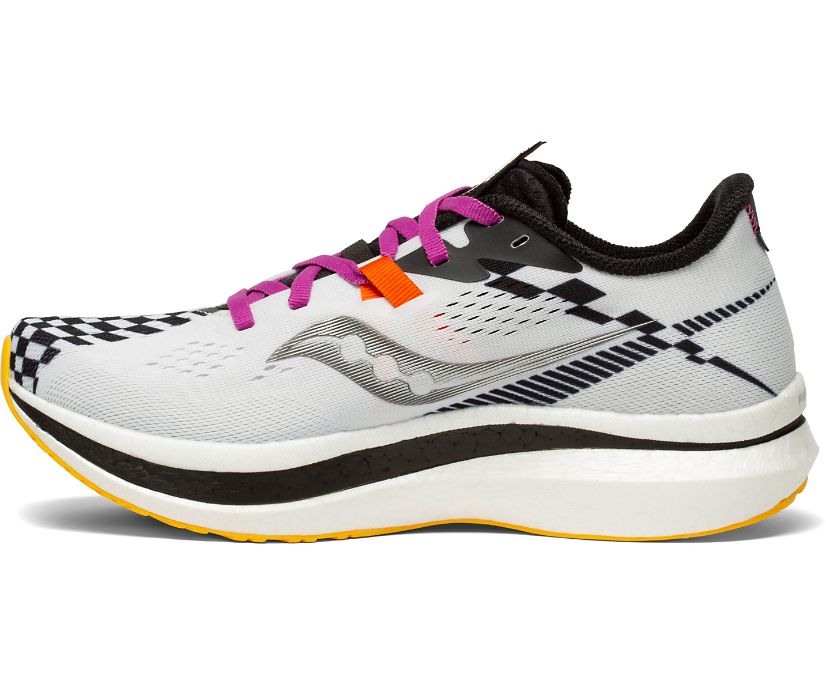 Light Grey / Black Women's Saucony Endorphin Pro 2 Running Shoes | 6785-JEQKB