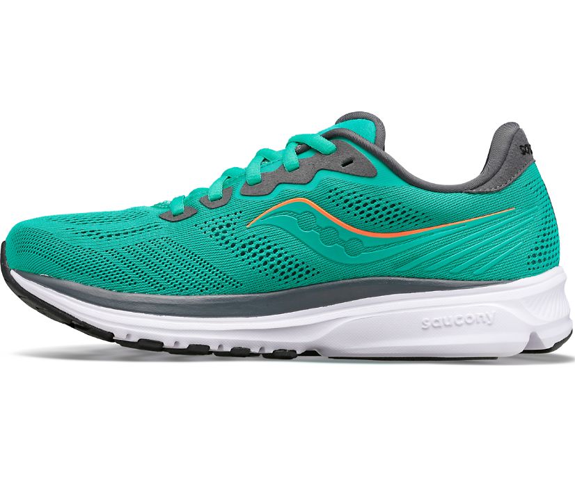 Mint Women's Saucony Ride 14 Running Shoes | 3182-SBQIZ