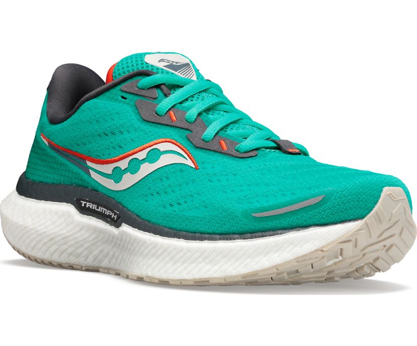 Mint Women's Saucony Triumph 19 Running Shoes | 3427-UBTIQ