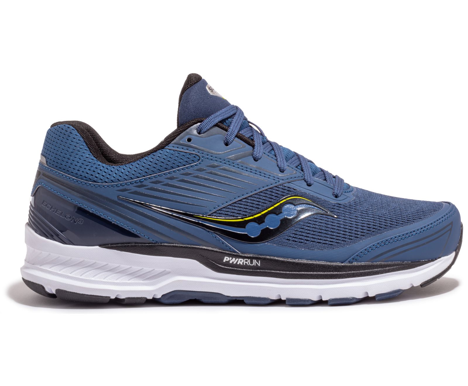 Navy / Black Men\'s Saucony Echelon 8 Running Shoes | 2139-AVGCD