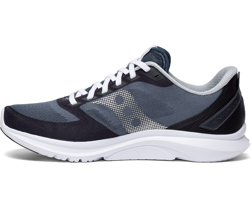 Navy / Black Women's Saucony Kinvara 12 Running Shoes | 9015-LOUDF