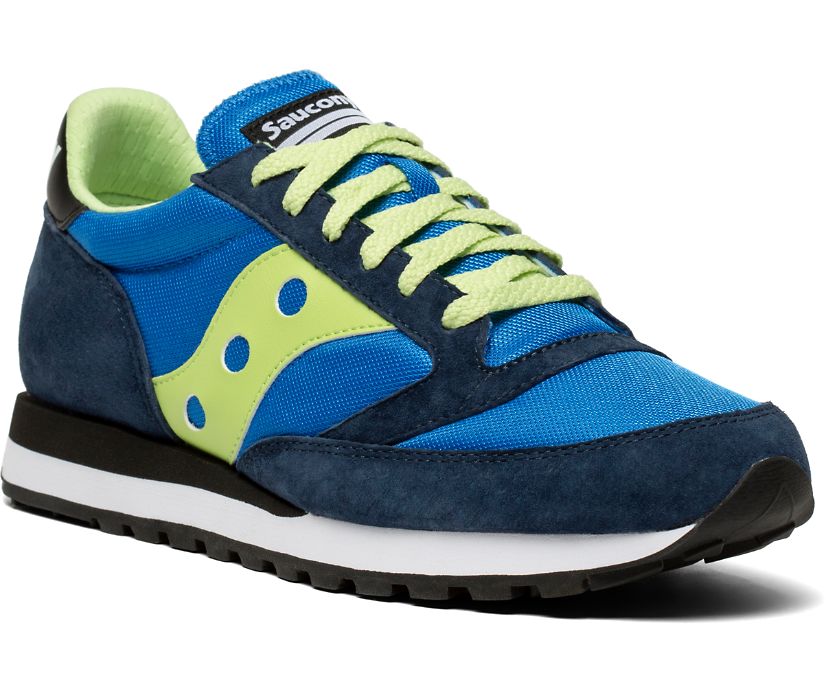 Navy / Blue / Green Women's Saucony Jazz 81 Originals | 9847-BRUXG