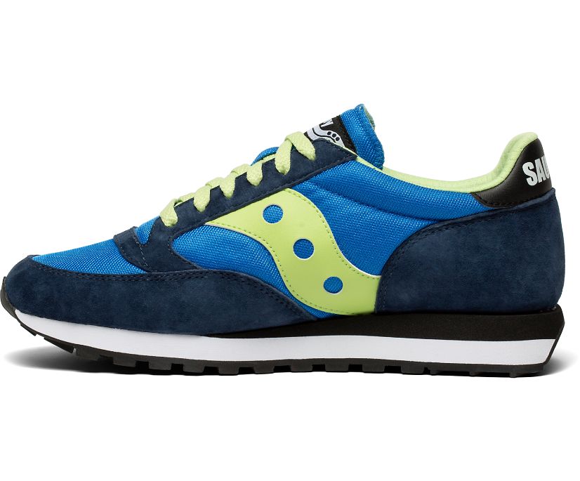 Navy / Blue / Green Women's Saucony Jazz 81 Originals | 9847-BRUXG