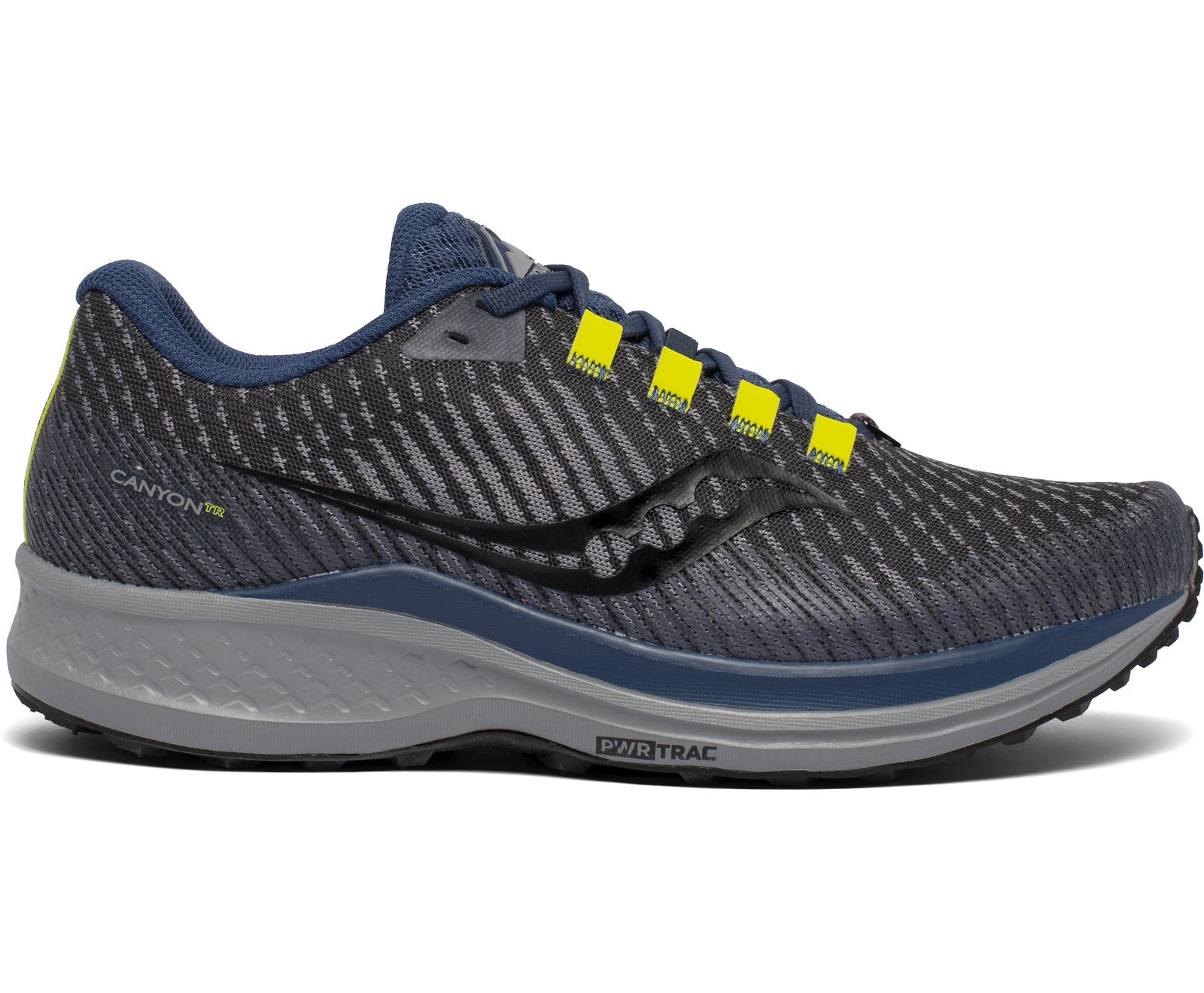 Navy / Grey Men\'s Saucony Canyon Tr Trail Running Shoes | 6508-HWCXB