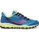 Navy / Pink / Light Green Kids' Saucony Peregrine 11 Shield Sneakers | 9852-CLDTE