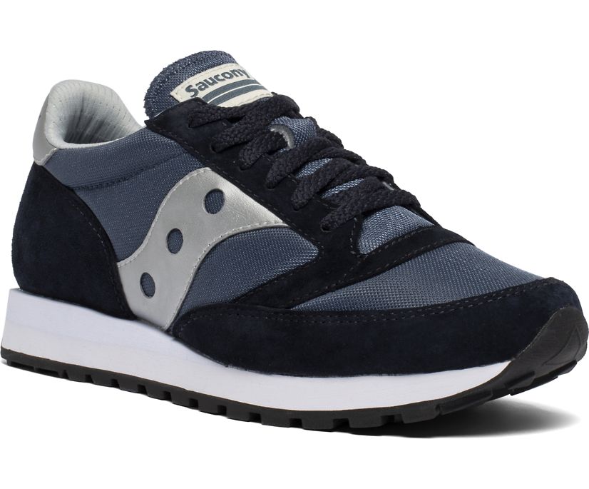 Navy / Silver Women's Saucony Jazz 81 Originals | 8620-NQKSM