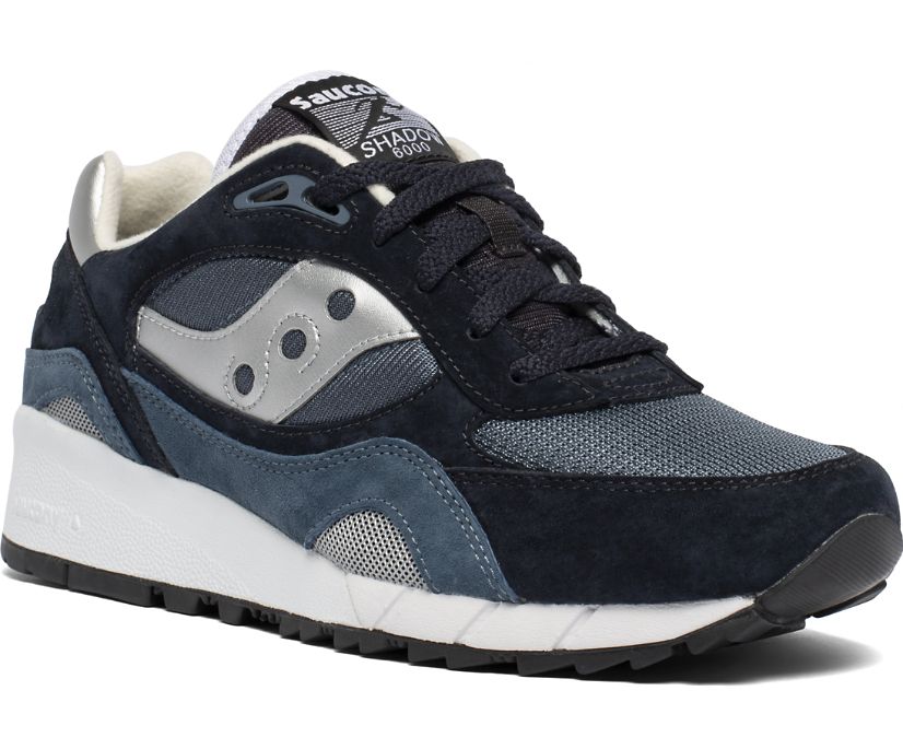 Navy / Silver Women's Saucony Shadow 6000 Originals | 4360-VDAER