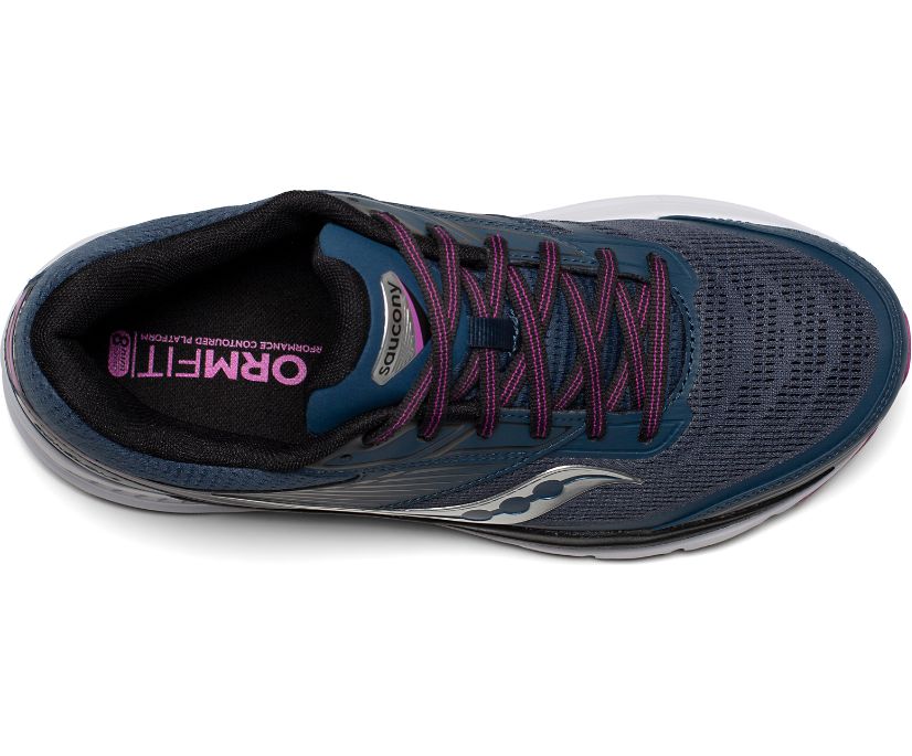 Navy Women's Saucony Echelon 8 Running Shoes | 5823-AICHK