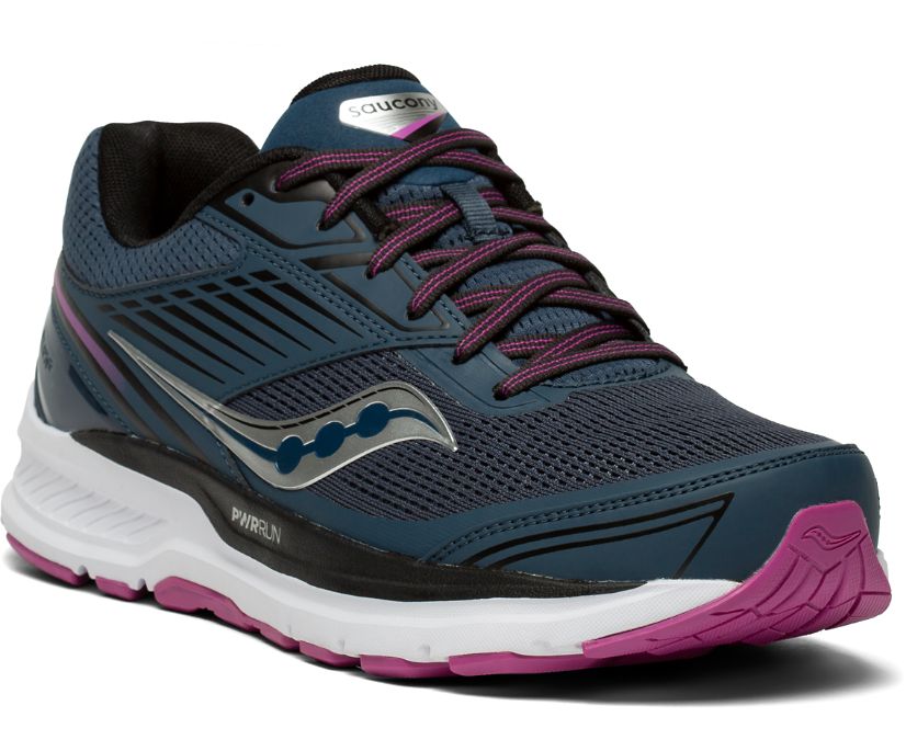 Navy Women's Saucony Echelon 8 Running Shoes | 5823-AICHK