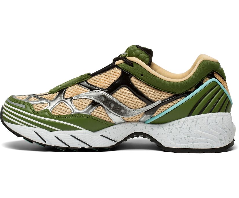 Olive / Black / Blue Women's Saucony Grid Web Originals | 0563-AOQUP