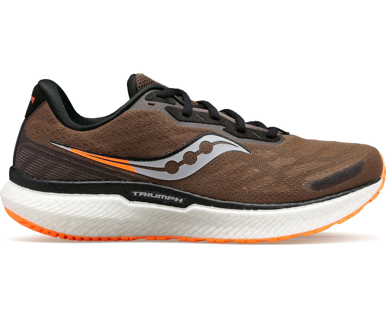 Olive / Orange Men\'s Saucony Triumph 19 Running Shoes | 7690-IEMHK