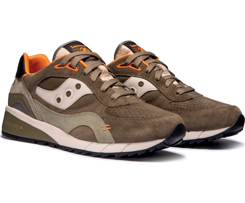 Olive / Orange Women's Saucony Shadow 6000 Destination Unknown Originals | 4572-ODLJV