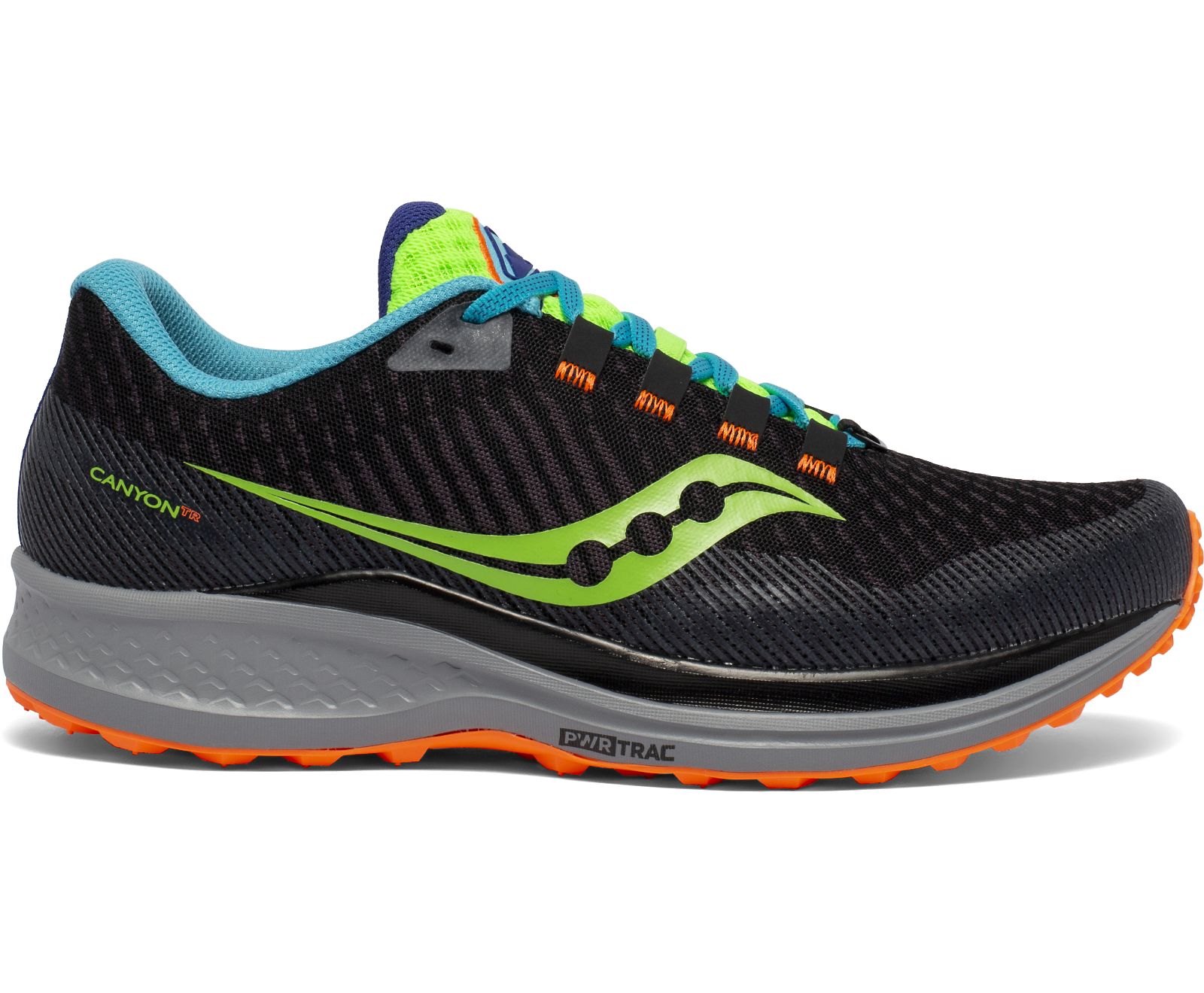 Orange / Black Men\'s Saucony Canyon Tr Trail Running Shoes | 9348-XKVZB