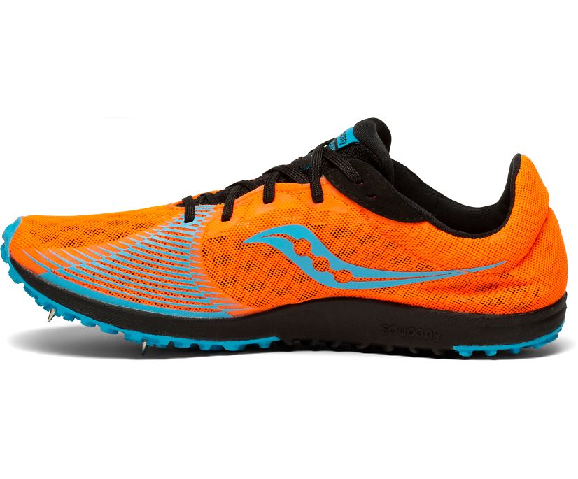 Orange / Blue Women's Saucony Kilkenny Xc9 Spike Running Shoes | 4736-RSEVF