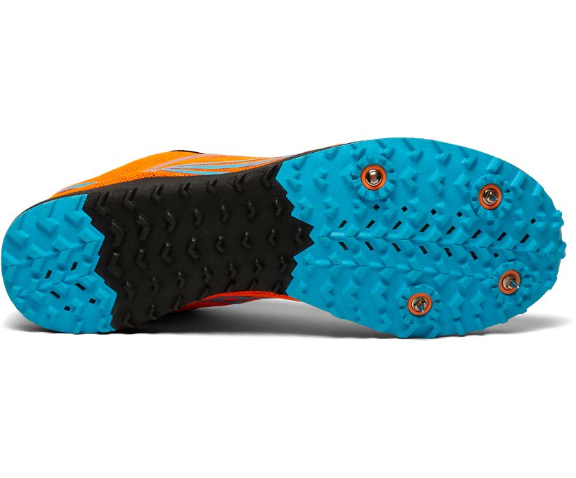 Orange / Blue Women's Saucony Kilkenny Xc9 Spike Running Shoes | 4736-RSEVF