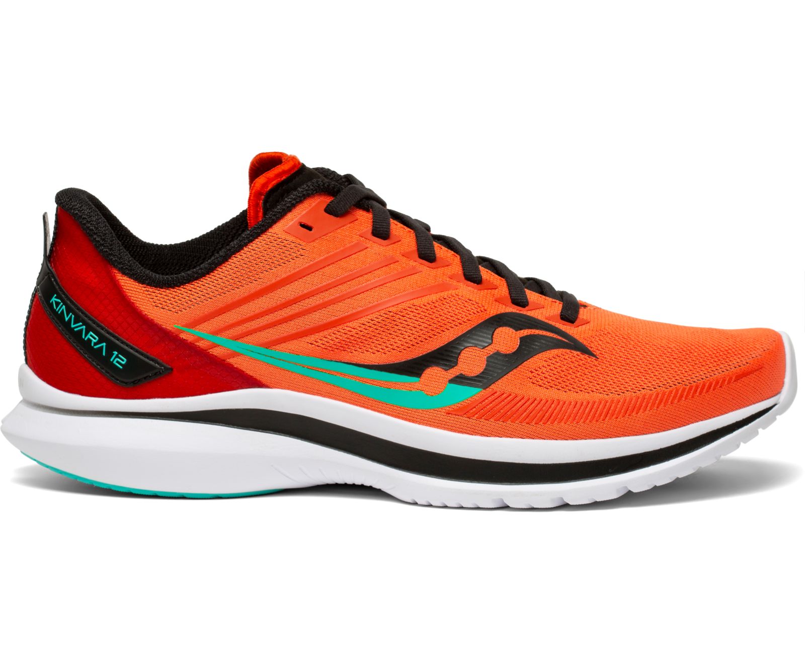 Orange / Deep Red Men\'s Saucony Kinvara 12 Running Shoes | 6924-JWDVQ