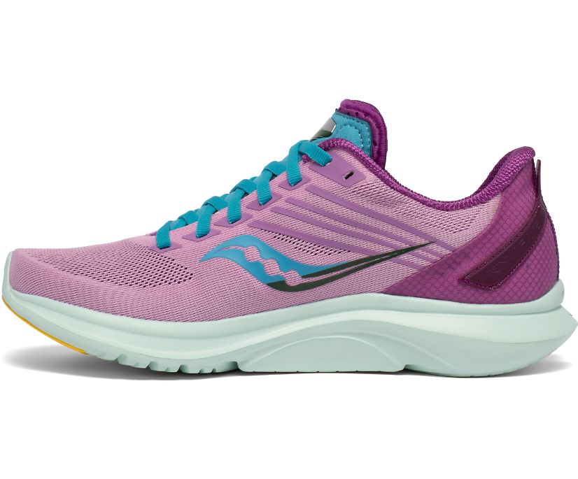 Pink / Blue Women's Saucony Kinvara 12 Running Shoes | 1037-LQVGA