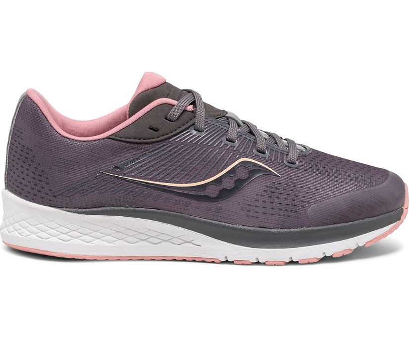 Pink / Grey Kids\' Saucony Guide 14 Sneakers | 3091-VIBZY