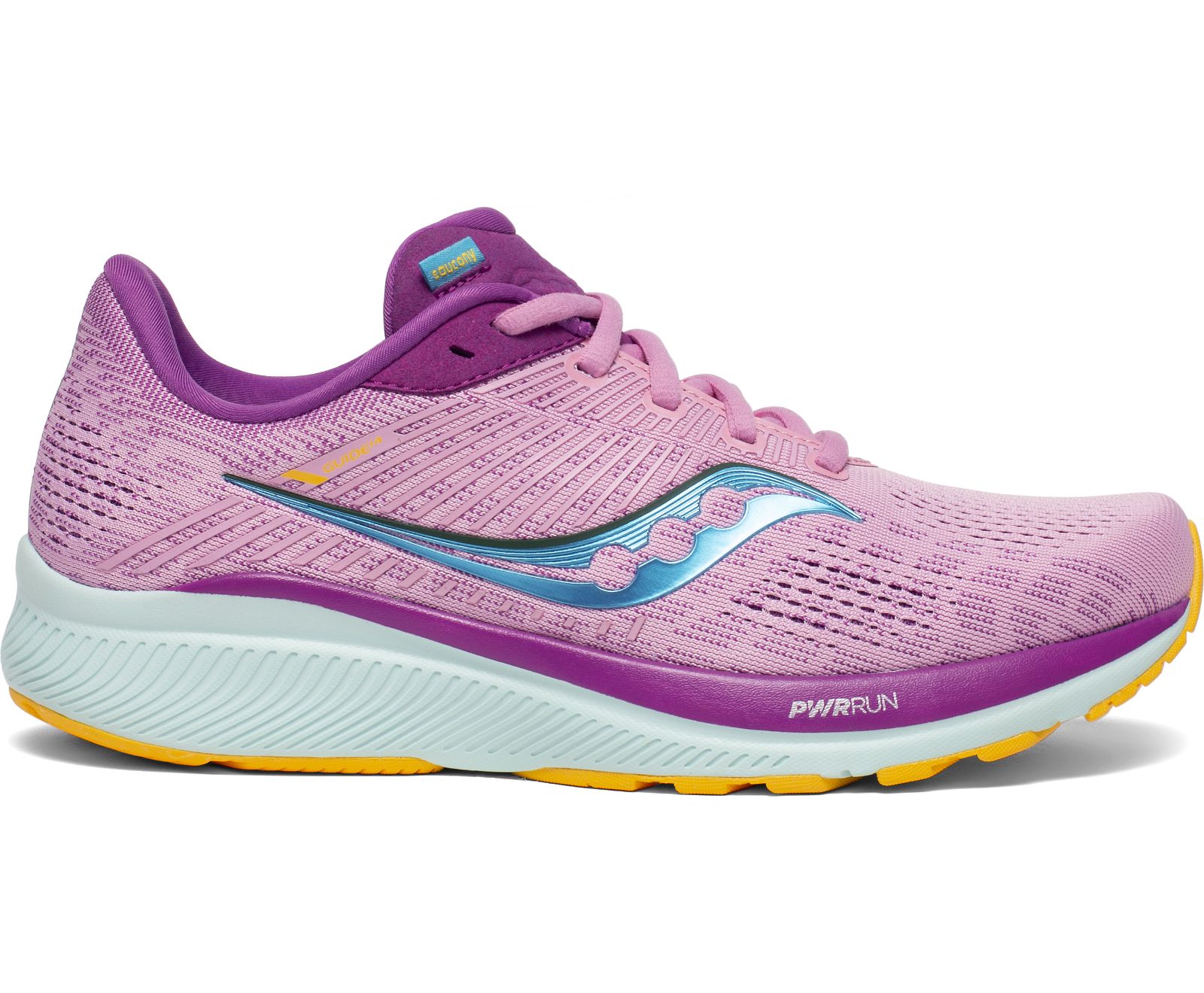 Pink / Purple Women\'s Saucony Guide 14 Running Shoes | 6145-JMQRN