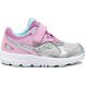 Pink / Silver Kids' Saucony Cohesion 14 A/C Jr. Sneakers | 3651-DCMNR