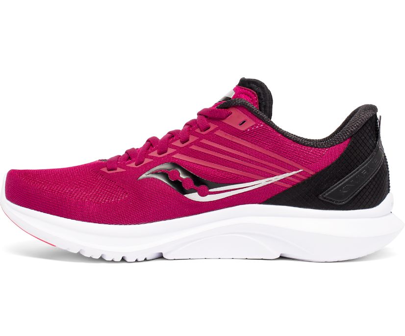 Pink / Silver Women's Saucony Kinvara 12 Running Shoes | 0765-FCVXH