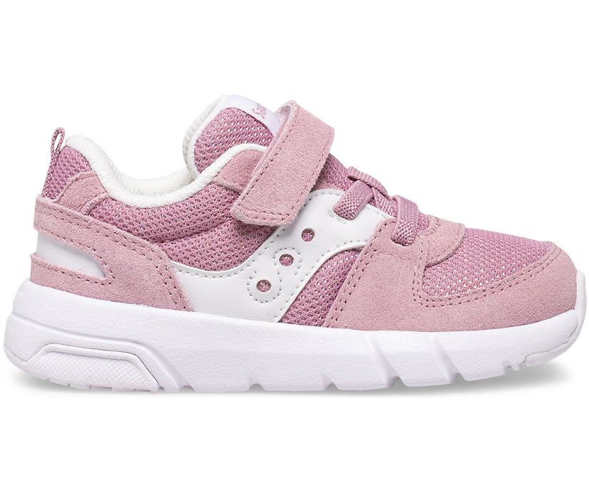 Pink / White Kids\' Saucony Jazz Lite 2.0 Sneakers | 7832-SDEHW