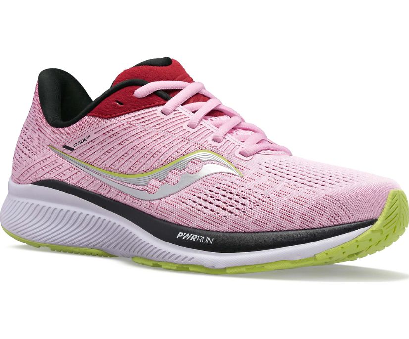 Pink Women's Saucony Guide 14 Running Shoes | 9326-YLKBD