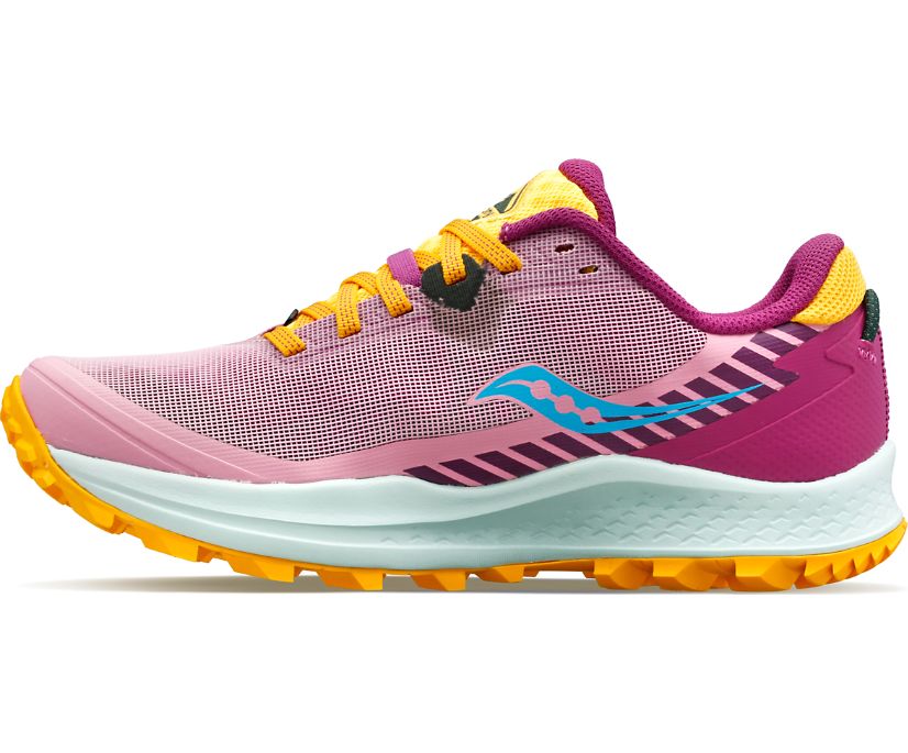 Pink Women's Saucony Peregrine 11 Trail Running Shoes | 8094-IZBND