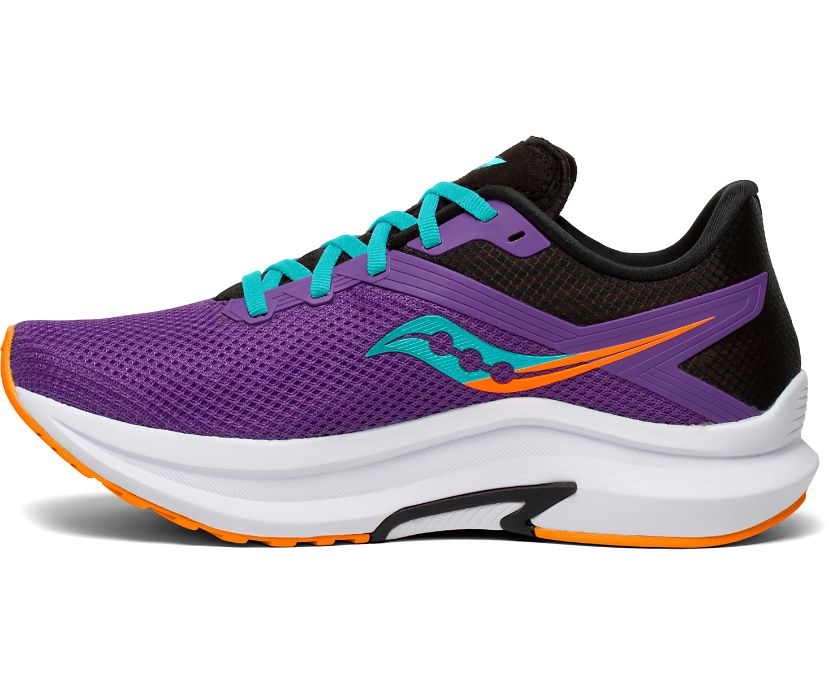 Purple / Blue Women's Saucony Axon Running Shoes | 2195-XYBPT