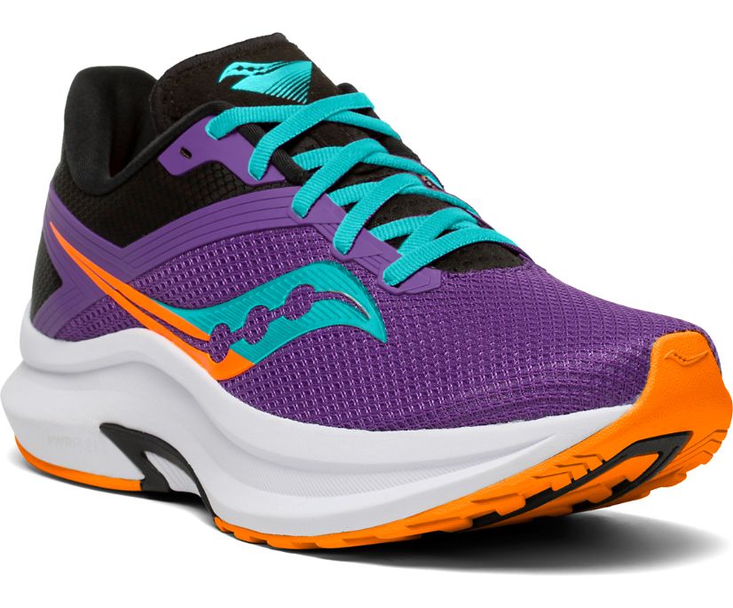 Purple / Blue Women's Saucony Axon Running Shoes | 2195-XYBPT