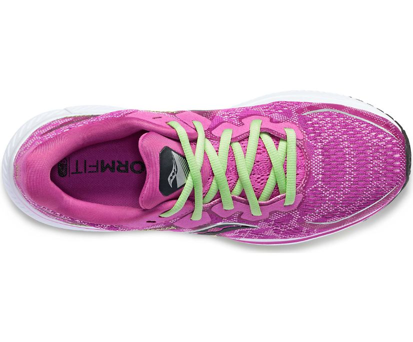 Purple / Green Women's Saucony Omni 20 Running Shoes | 5078-GDXUE