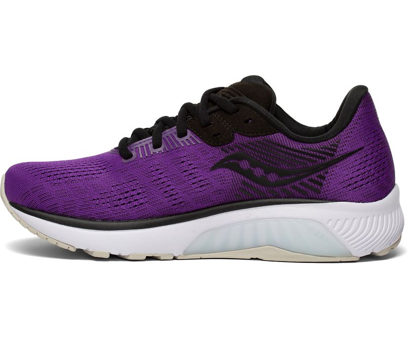 Purple / Grey Women's Saucony Guide 14 Running Shoes | 6145-WUKDC