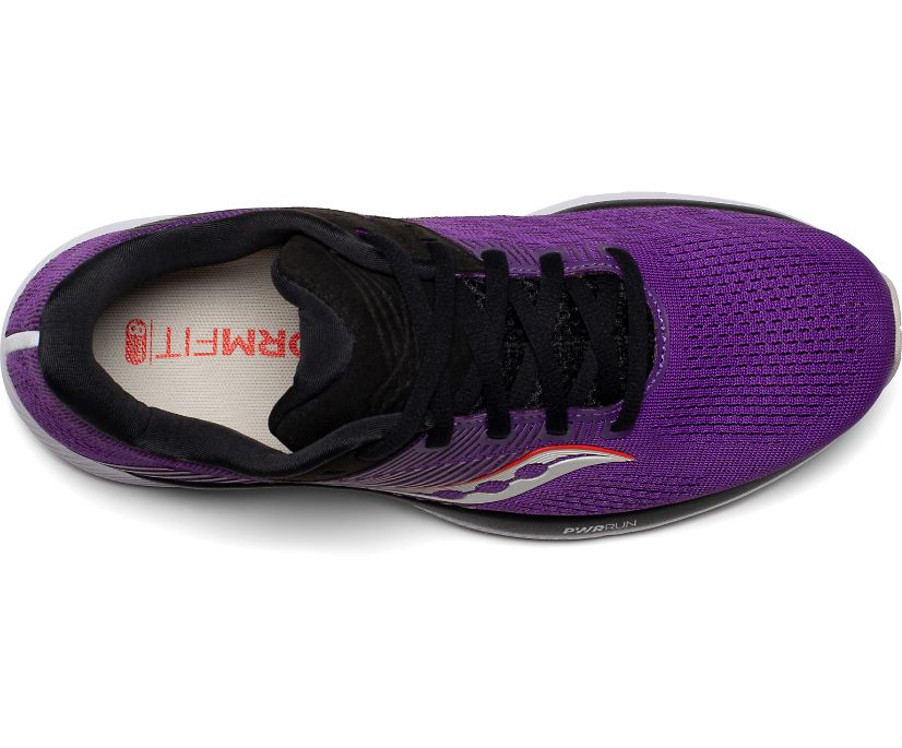 Purple / Grey Women's Saucony Guide 14 Running Shoes | 6145-WUKDC