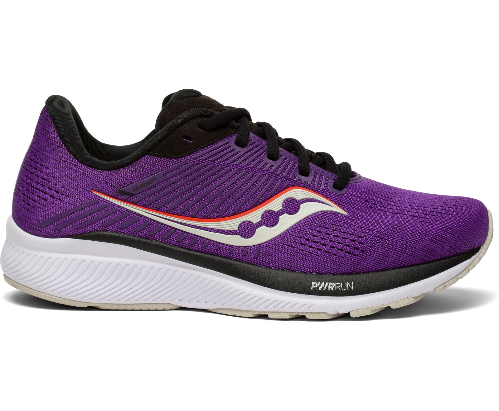 Purple / Grey Women\'s Saucony Guide 14 Running Shoes | 6145-WUKDC