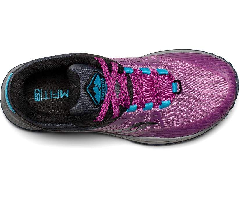 Purple / Grey Women's Saucony Mad River Tr 2 Trail Running Shoes | 0958-FIRDB