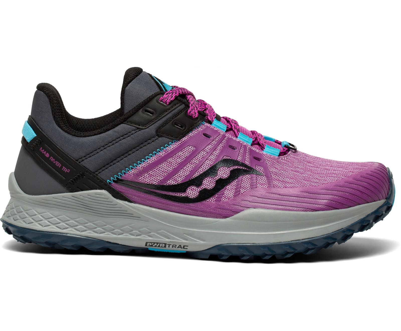 Purple / Grey Women\'s Saucony Mad River Tr 2 Trail Running Shoes | 0958-FIRDB