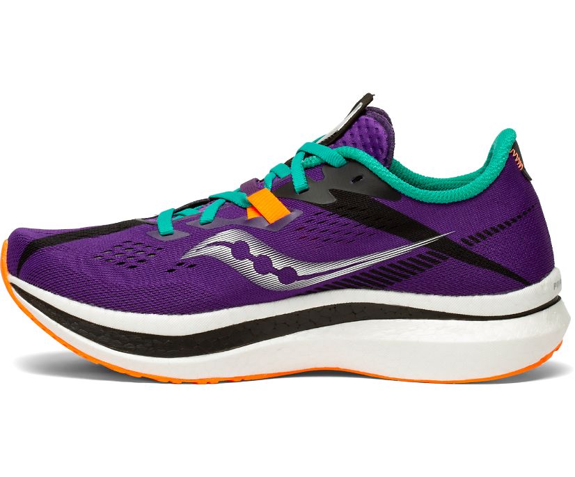 Purple Women's Saucony Endorphin Pro 2 Running Shoes | 7561-SDTXH