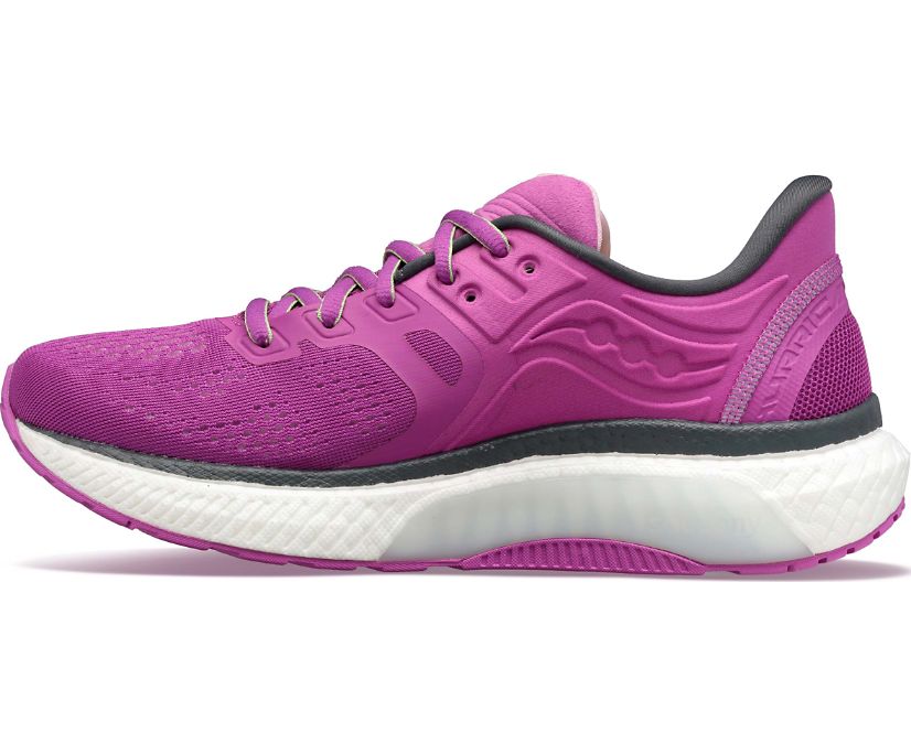 Purple Women's Saucony Hurricane 23 Running Shoes | 5789-LMYVP