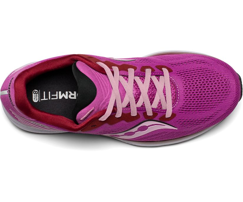 Purple Women's Saucony Ride 14 Running Shoes | 7319-JDSAR