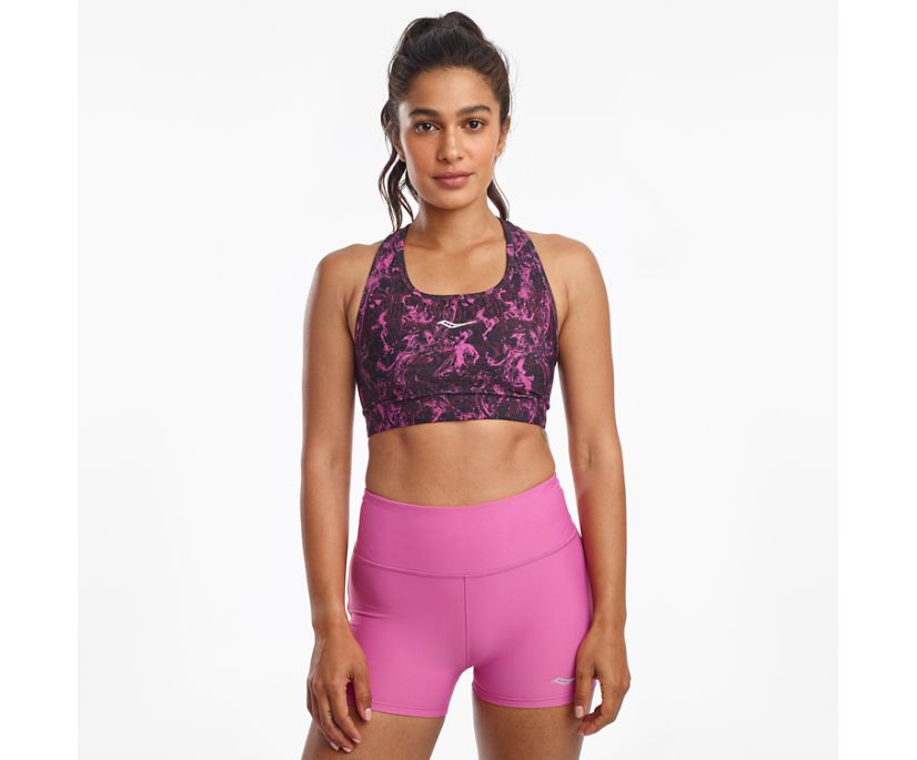 Purple Women\'s Saucony Skyrocket Bras | 2659-WYEQC